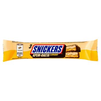 Батончик Snickers Creamy Peanut Butter з арахісовим маслом 54,75г - купити, ціни на КОСМОС - фото 1
