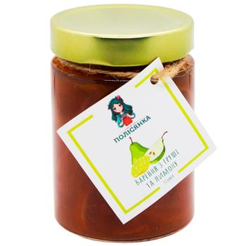 Polisianka Pear and Lemon Jam 314ml - buy, prices for WINETIME - photo 1