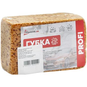 Губка Poputchik Profi автомобильная 18*10*6см - купить, цены на - фото 3