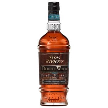 Ром агриколь Trois Rivieres Double Wood А.О.С 43% 0,7л - купить, цены на Чудо Маркет - фото 1