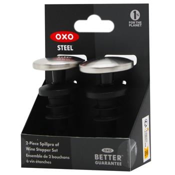 Пробки Oxo Good Grips для бутылки красные 2шт - купить, цены на WINETIME - фото 1