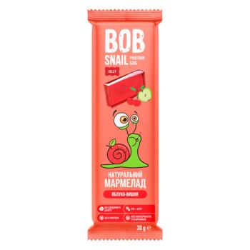 Мармелад Bob Snail Яблоко-вишня натуральный без сахара 38г