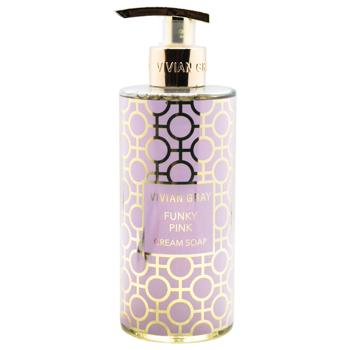 Vivian Gray Geometrical Funky Pink Hand and Body Cream Soap 400ml