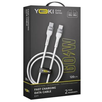 Yoki Extra YK-EX11 Type-C to Type-C Сable 60W 1.2m