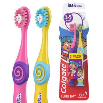 Дитяча зубна щітка Colgate супер м’яка 2 шт