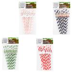 Набір паперових соломин Koopman 16шт*20см