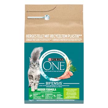 Корм сухий Purina One Indoor з індичкою для домашніх котів 3кг - купити, ціни на Таврія В - фото 1