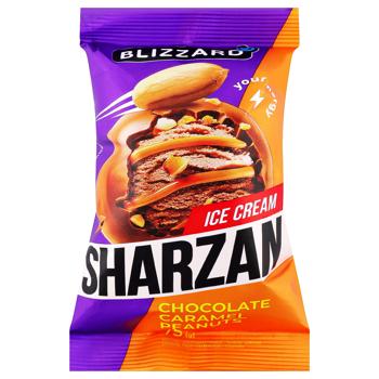 Blizzard Sharzan Chocolate, Caramel, Peanut Ice Cream 75g - buy, prices for Auchan - photo 1