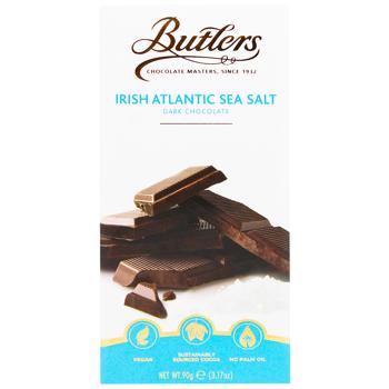 Butlers Dark Chocolate with Irish Atlantic Sea Salt 90g