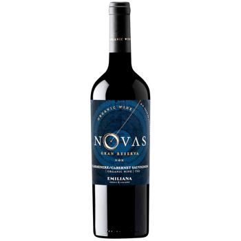 Вино Emiliana Novas Carmenere-Cabernet Sauvignon красное сухое 13,5% 0,75л - купить, цены на WINETIME - фото 1