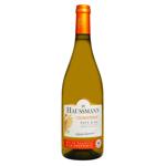 Вино Haussmann Chardonnay біле сухе 13% 0,75л