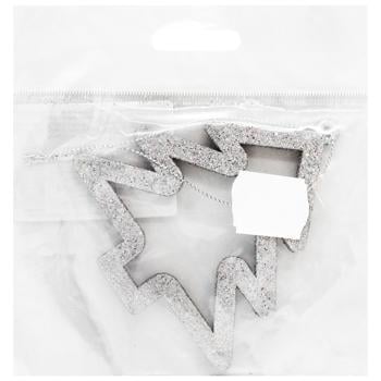 Прикраса новорічна підвіс Ялинка 9*9 см - купити, ціни на МегаМаркет - фото 5