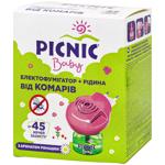 Picnic Baby Electrofumigator With Mosquito Repellent Liquid 30ml 45 Nights