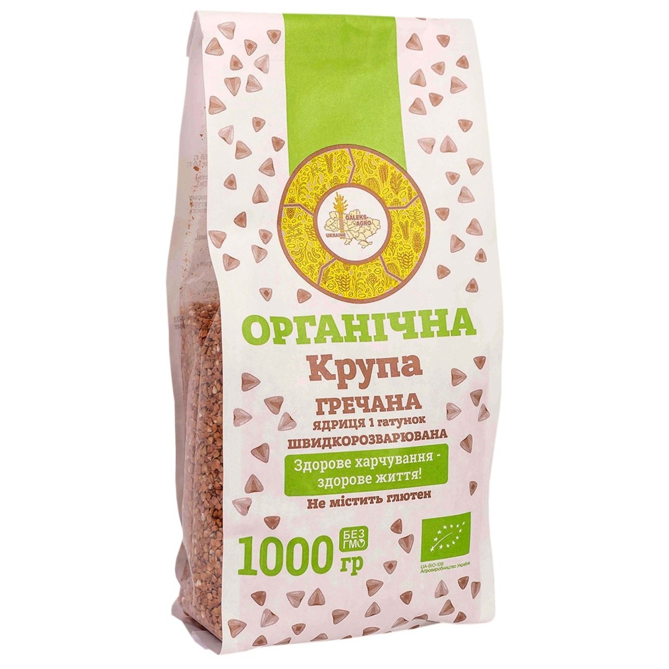 

Крупа Galeks-Agro гречневая ядрица органическая 1кг