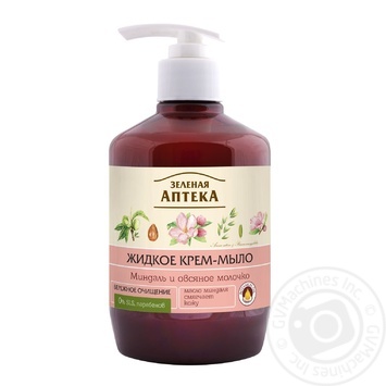 Zelenaya Apteka Liquid Soap Almonds and Oat Milk 460ml - buy, prices for ULTRAMARKET - photo 3