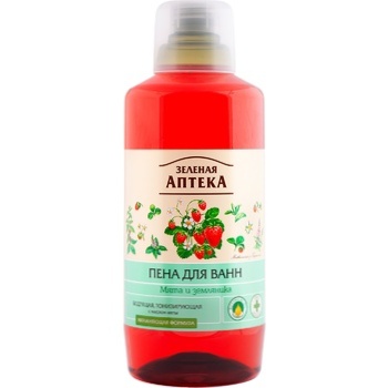 Zelena Apteka Mint and Strawberry Bath Foam 1l