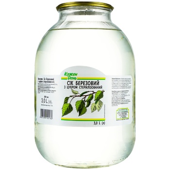 Kozhen den with sugar birch juice 3l - buy, prices for Auchan - photo 1