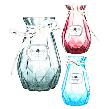 Crystal Paula Glass Vase 18cm