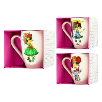 Galleryglass Charming Girls Porcelain Mug 350ml - buy, prices for COSMOS - photo 1