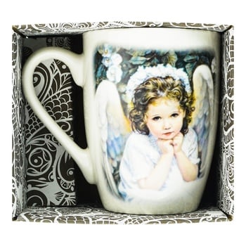 Кухоль Galleryglass Believe in Angels порцеляновий 350мл - купити, ціни на Auchan - фото 2