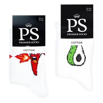 Носки Premier Socks подростковые размер 22-24 - купить, цены на Auchan - фото 1