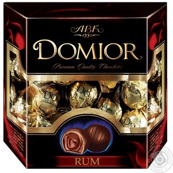 Candy Avk Domior chocolate rum liqueur 420g box Ukraine - buy, prices for NOVUS - photo 5