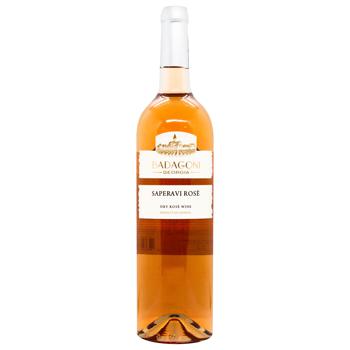 Badagoni Saperavi Rose Dry Wine 12-14% 0.75l - buy, prices for ULTRAMARKET - photo 1