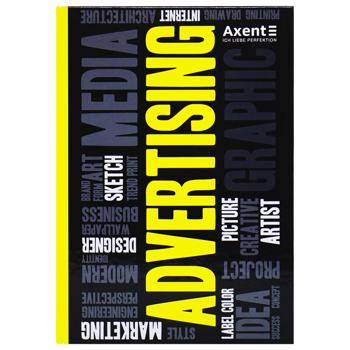 Axent Colors Yellow Checked Accounting Book А4 80pages - buy, prices for Ideal - photo 1