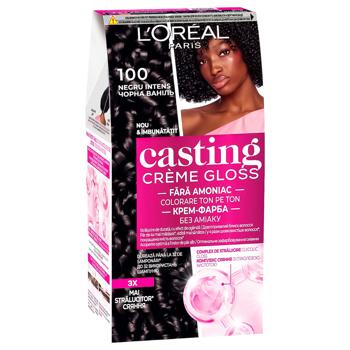 L'oreal Paris Casting Creme Gloss 100 Black Vanilla Ammonia Free Hair Dye - buy, prices for - photo 3
