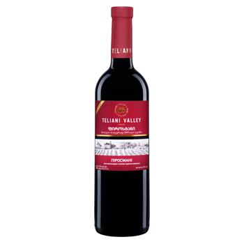 Teliani Valley Pirosmani Red Semi-Sweet Wine 12% 0.75l - buy, prices for MegaMarket - photo 1