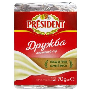 President Druzhba Processed Cheese 38% 70g - buy, prices for Ideal - photo 3