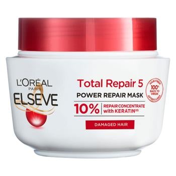 Loreal Elseve Complete Recovery Hair Mask 300ml - buy, prices for Auchan - photo 1