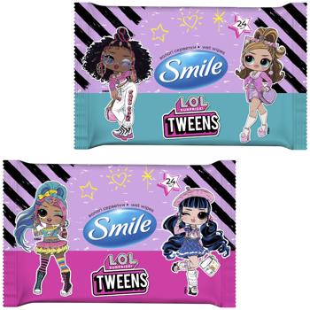 Smile L.O.L Surprise! Tweens Wet Wipes 24pcs - buy, prices for Auchan - photo 1