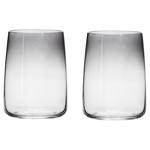 Ardesto Black Mars Mira Set of Low Grey Glasses 2pcs 460ml