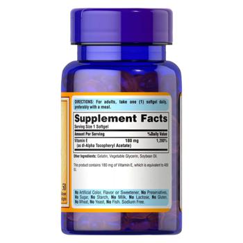 Vitamin e Puritan's pride 50pcs Usa - buy, prices for Biotus - photo 3