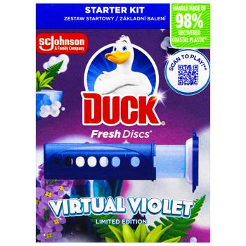 Duck Virtual Violet Toilet Cleaning Discs - buy, prices for Auchan - photo 3