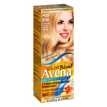 AVENA Blond Color 010 Natural Blond Permanent Cream Hair Dye