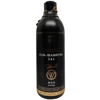 Гель-шампунь міцелярний Triuga Shanti Men Об'єм та Блиск 5в1 - купити, ціни на Восторг - фото 1