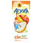 Сік Агуня Яблуко-груша 200мл