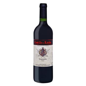 Castillo de landa Temranillo red dry wine 12% 0.75l - buy, prices for NOVUS - photo 1