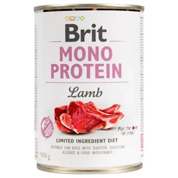 Brit Care Mono Protein набір вологого корму для собак 5+1 шт х 400 г - ягня - купити, ціни на MasterZoo - фото 4