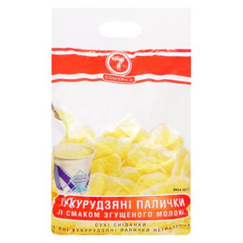 Semerka Corn Sticks with Condensed Milk Flavor 170g - buy, prices for Tavria V - photo 1