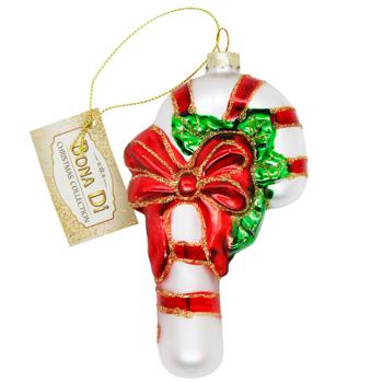 Bona Di Lollipop Christmas Tree Decoration 12.3cm Red with White - buy, prices for WINETIME - photo 1