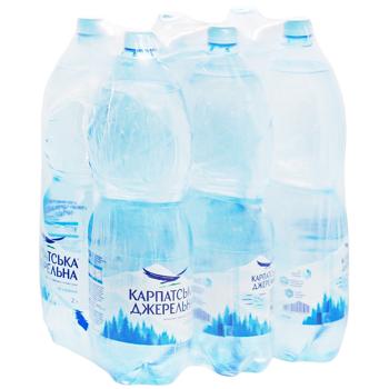 Вода минеральная Карпатська Джерельна негазированная 2л - купить, цены на Эпицентр FOOD - фото 3