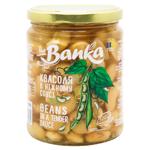 The Banka beans in a gentle sauce sterilized 500g