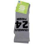 Premier Socks 24 Teenage Ribbed Crew Socks s.23-25 Light Grey