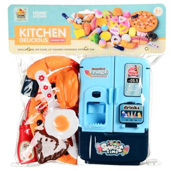 Игрушка ЮС Холодильник с аксессуарами фастфуд QT240424111 - купить, цены на Таврия В - фото 1