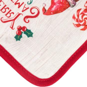 Прихватка Ardesto Christmas Gingerbread червоний 18х20см - купить, цены на Auchan - фото 3