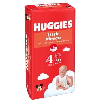 Huggies Ultra Comfort Diapers 4 7-18kg 50pcs - buy, prices for NOVUS - photo 2