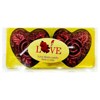 Свечи Заснеженное сердце 2шт в ассортименте - купить, цены на Чудо Маркет - фото 4